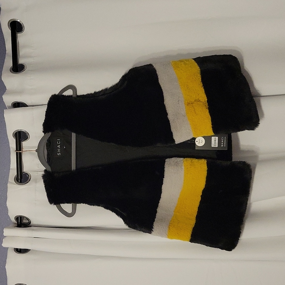 Faux fur vest